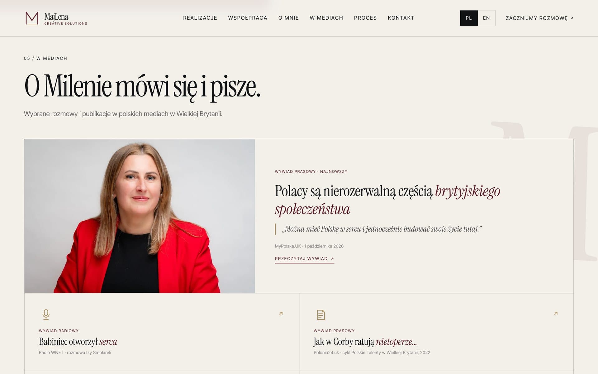 In the media