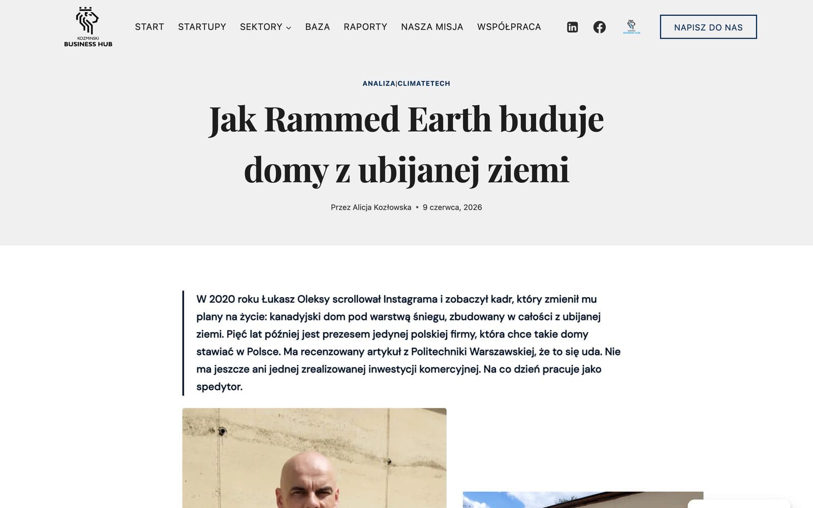 Artykuł — Rammed Earth