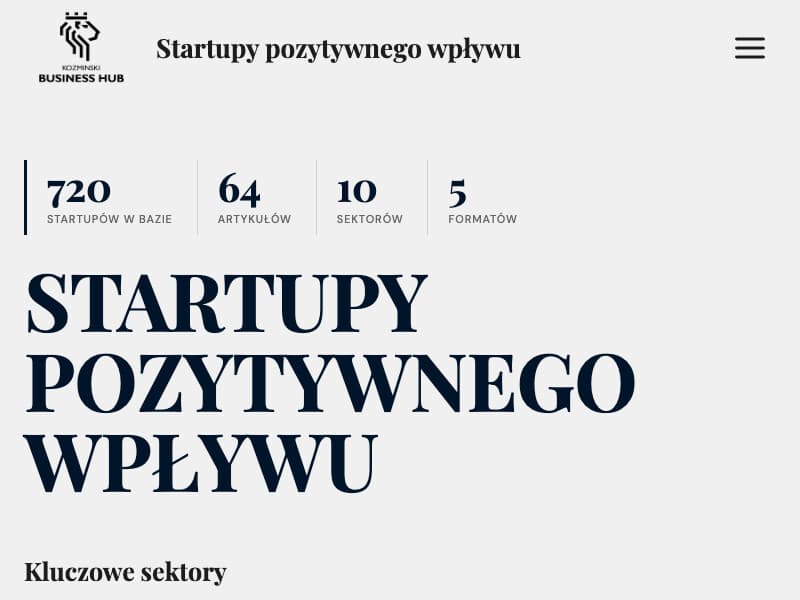 Positive Impact Startups Platform