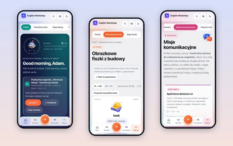 Zaprojektowane na telefon